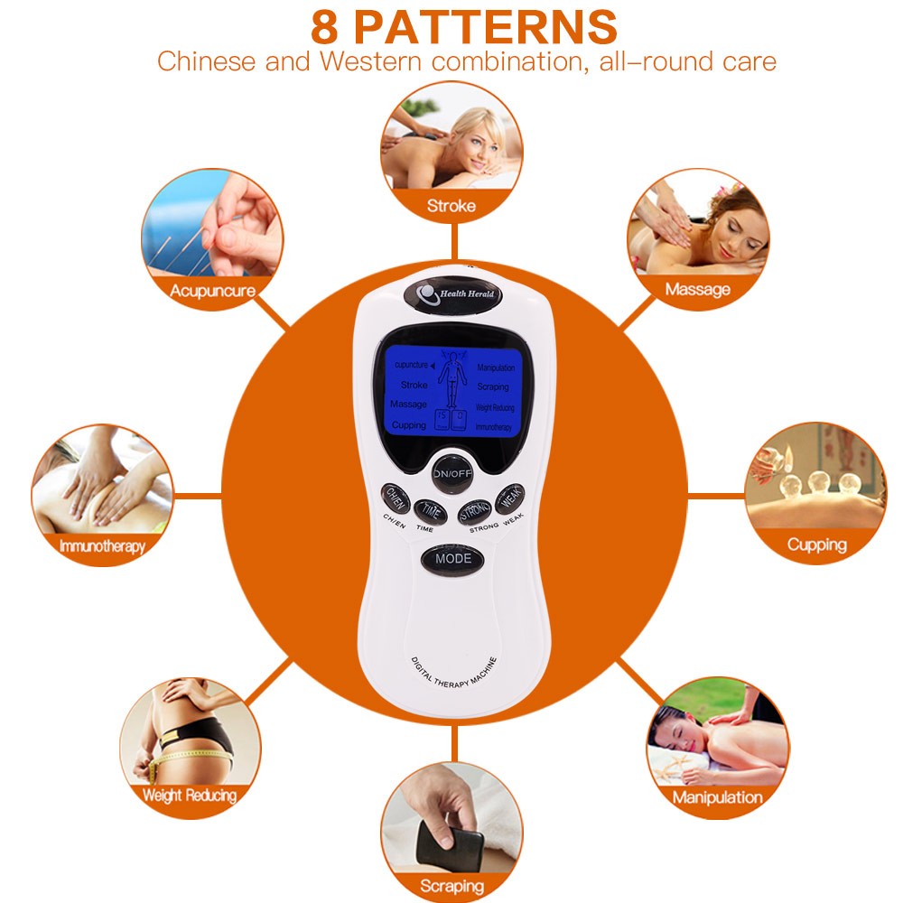 Tens Body Massager Ems Massage Machine Muscle Stimulation Massage Tool Myostimulants Stimulation Electrophysiotherapy