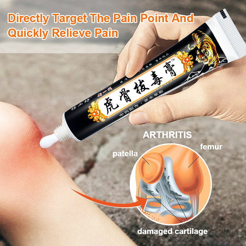 1PC Anti Arthritis Joint Pain Relief Ointment Tiger Balm Joint Plaster Effective Treatment Spondylitis Back Pain Massage Cream S042