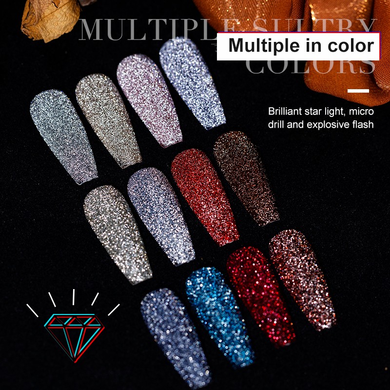 Nail Art Broken Diamond Gel Explosion Diamond Nail Glue Nail Model Gel Powder Light Glue Gel Nail Polish Glue TSLM1