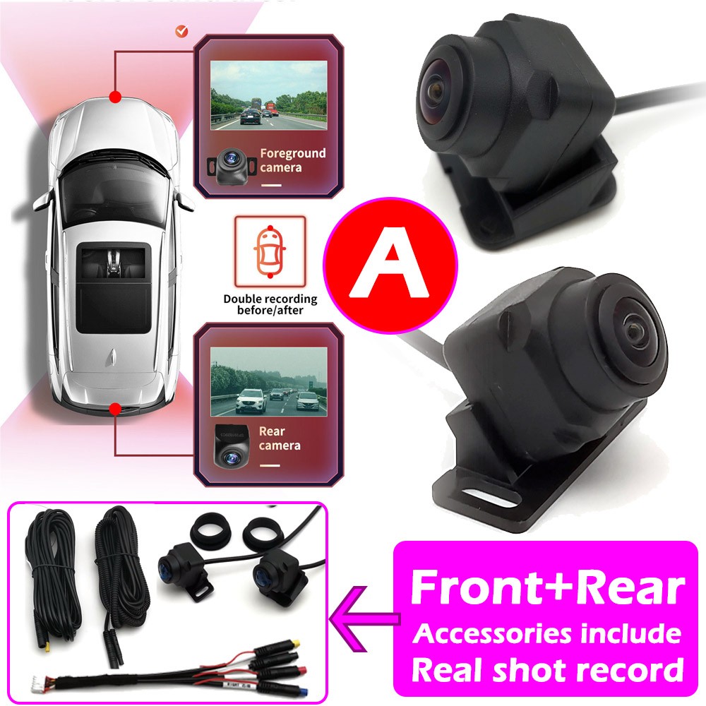 360° Panoramic Camera 720P HD Rear/Front/Left/Right 360 Panoramic Car Accessories Android Radio