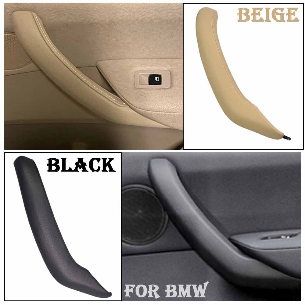 RHD Car Interior Passenger Door Left Right Pull Handle Leather Exterior Cover Trim Replacement For BMW X3 X4 F25 F26 2010-2016