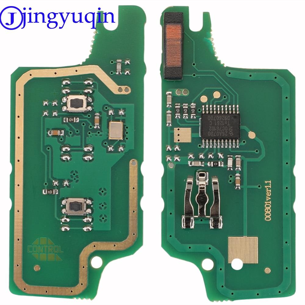 jingyuqin Remote ASK/FSK Key Board For Peugeot 207 307 308 407 607 807 For Citroen C2 C3 C4 C5 C6 CE523 CE536 7941 7946 ID46