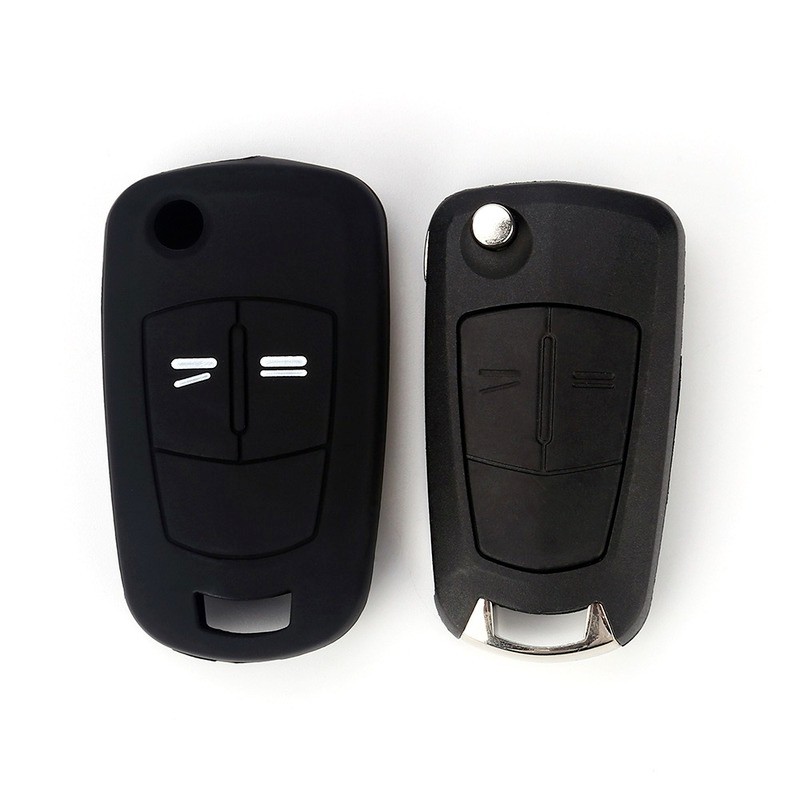 Hot Silicone Car Key Cover Case Shell Fob For Vauxhall Opel Corsa Astra Vectra Signum 2 Buttons Remote Key Shell