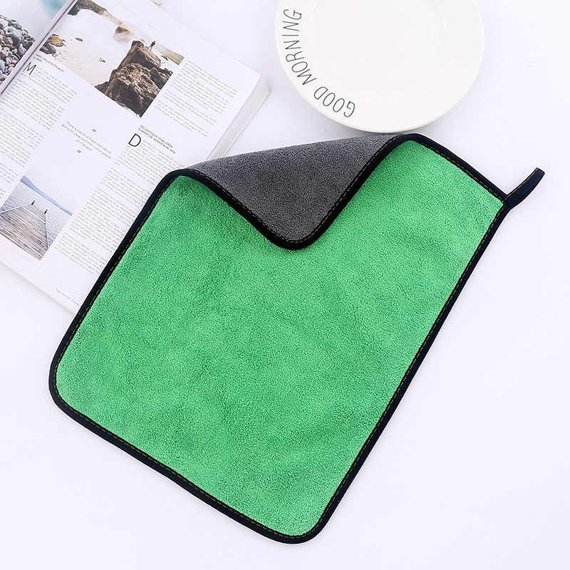 Microfiber Towel Car Windshield Accessories Car Dry Cleaning Rag Household Detailing Kitchen Towels Washing Tools Supplies