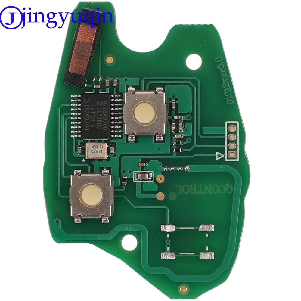 jingyuqin Chip for Remote Control Key PCF7946/pcf7947/4A 434MHz For Renault Trafic Vivaro Primastar Movano Keyless Replacement