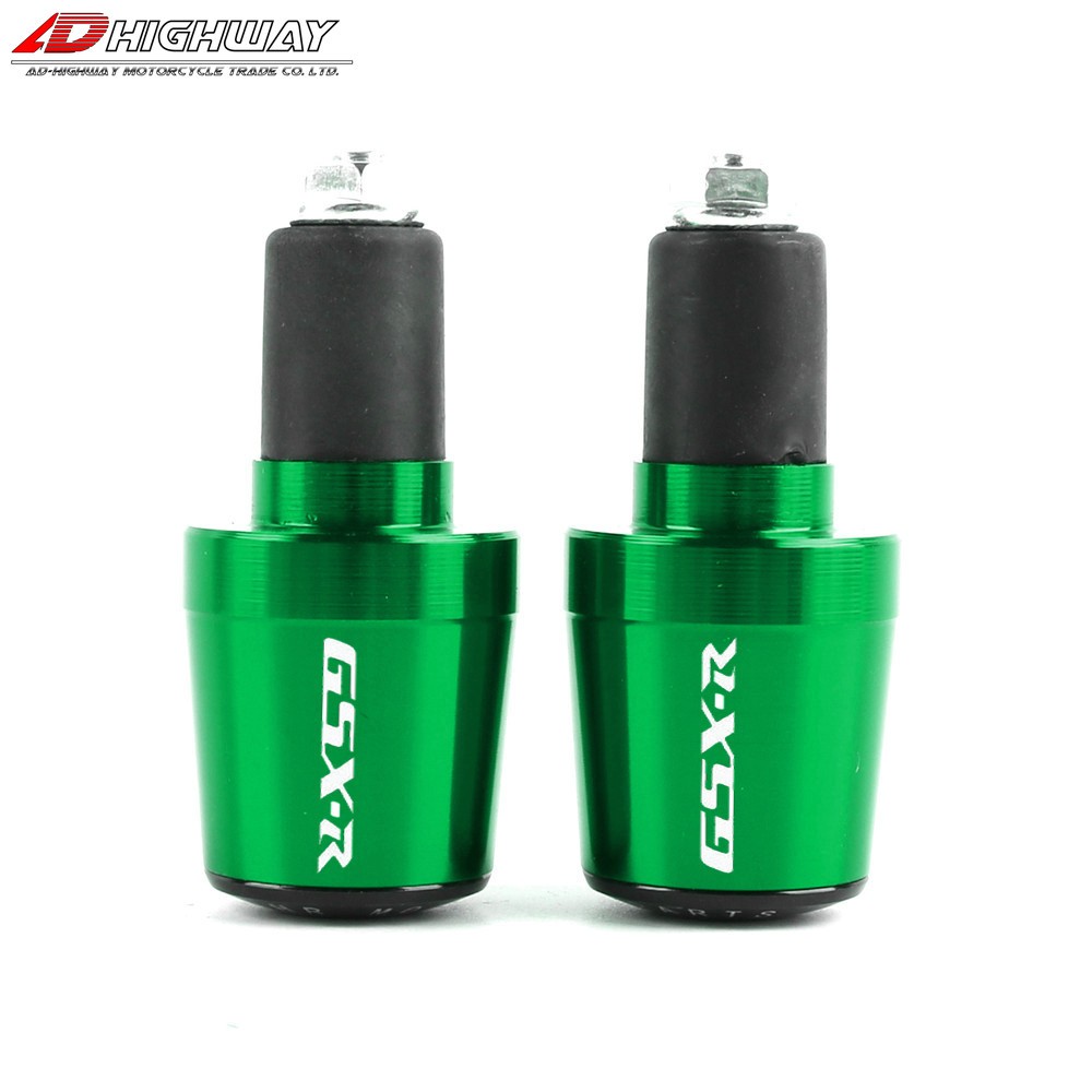 Motorcycle CNC 7/8' 22mm Handlebar Handlebar End Grips Cap Weight Plugs Silder For Suzuki GSXR600 750 1000 GSX250R GSX1300R