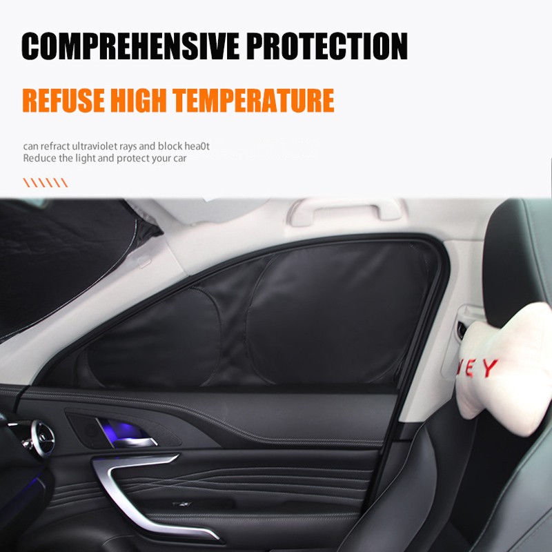 Car Window Sun Shade For Toyota RAV4 Camry Windshield Sunshade Front Rear Side Privacy Foldable Louver Blind UV Block Curtain