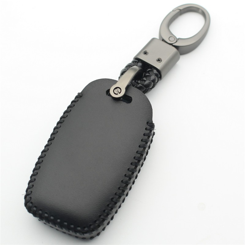 Flybest - Smart Key Cover, Genuine Leather, 4 Buttons, Keyless Entry, for Kia Sorento/Rio/Rio/Ryoto 5/Optima/K5/K4/KX3, L260 Car Styling