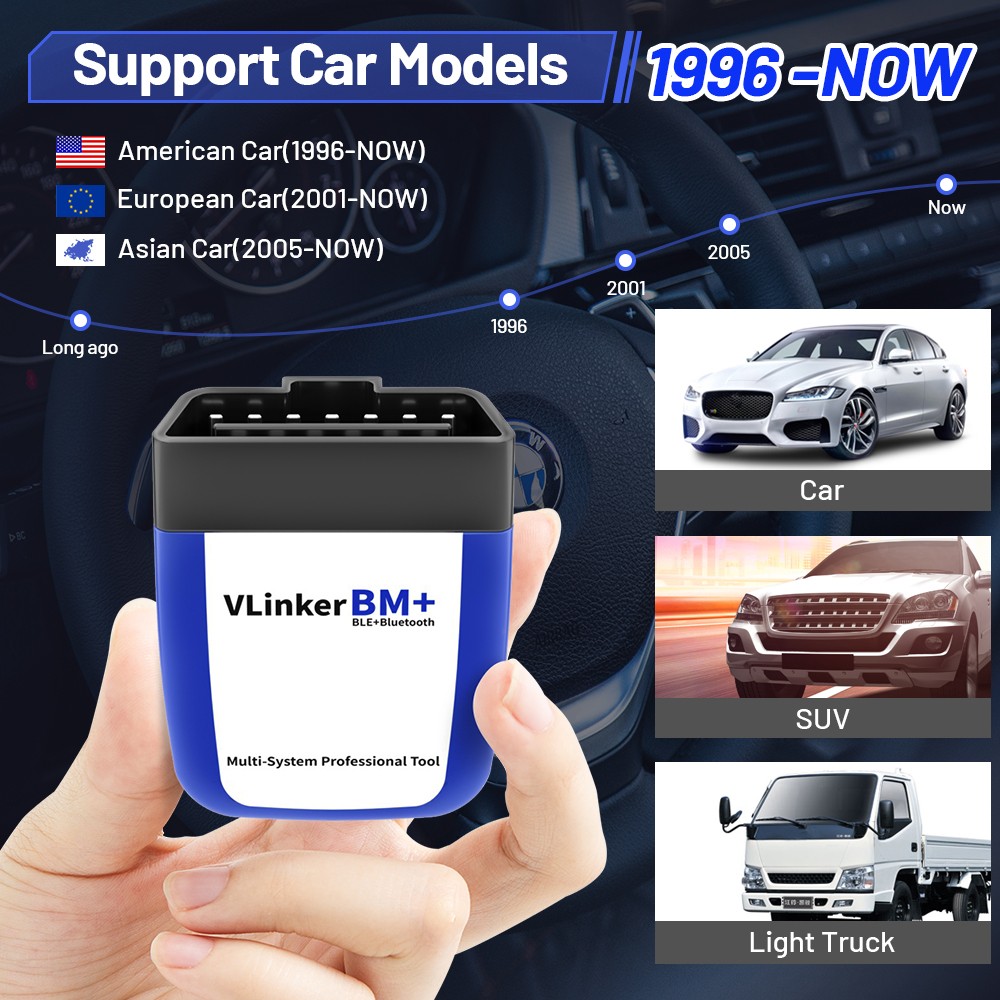 Vgate vLinker BM+ELM327 V2.2 Bluetooth 4.0 WiFi for BMW Scanner OBD 2 OBD2 Car Diagnostic Auto Tool ELM 327 ODB2 for BMW