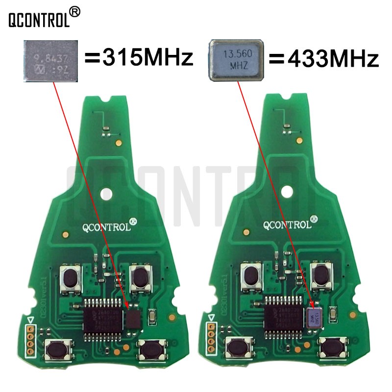 QCONTROL Car Remote Control Switch Circuit Board For Saab 93 9-3 2003 2004 2005 2006 2007 2008 2009 2010 2011 ID46 PCF7946 Chip