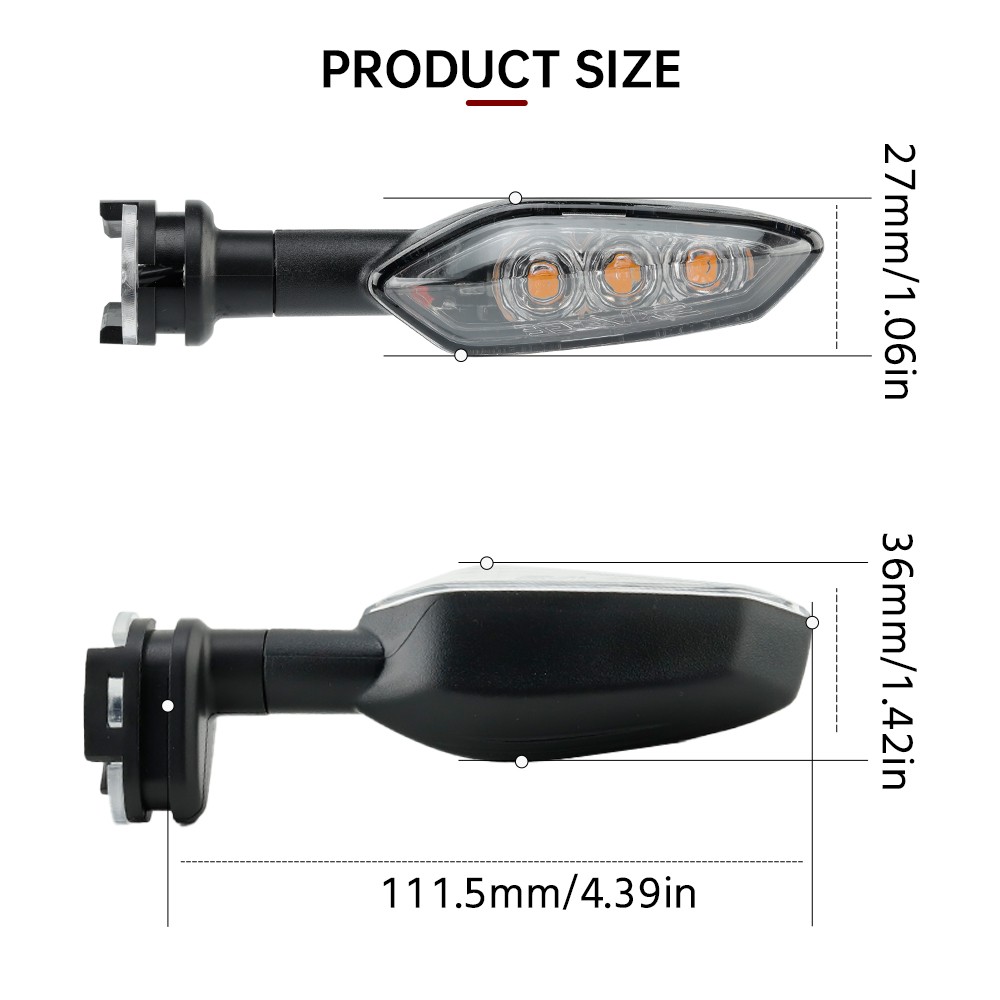 LED Turn Signal Light For Yamaha YZF R15 R25 R3 R125 MT-25 MT-03 MT15 MT-15 M-SLAZ 150 Motorcycle Accessories Indicator Lamp