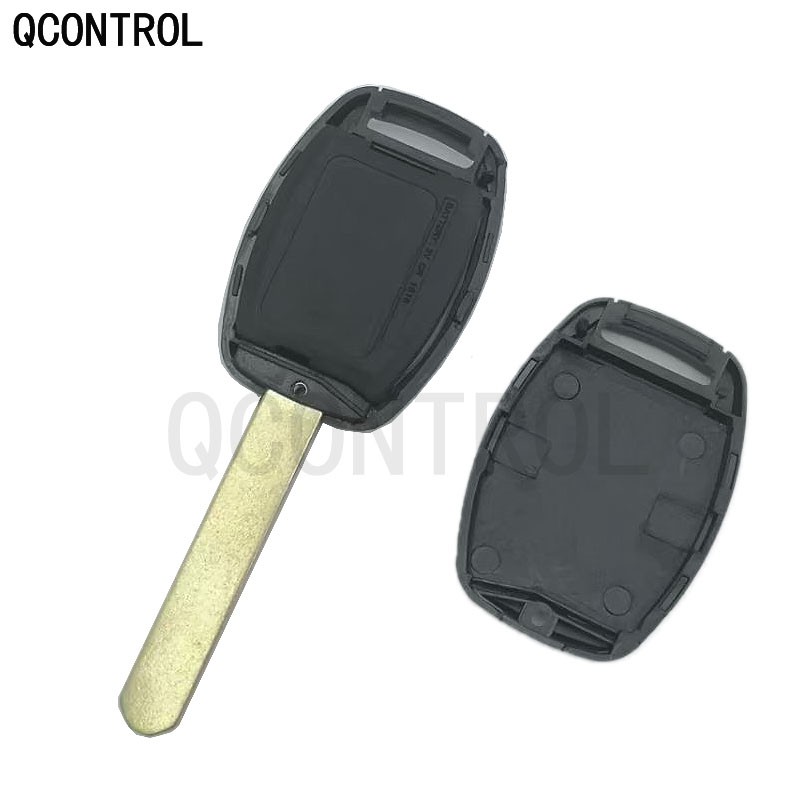 QCONTROL Remote Key For Honda S0087-A Accord Element Pilot Civic CR-V Fit Insight City Jazz Odyssey ID46 Chip 433MHz HR-V