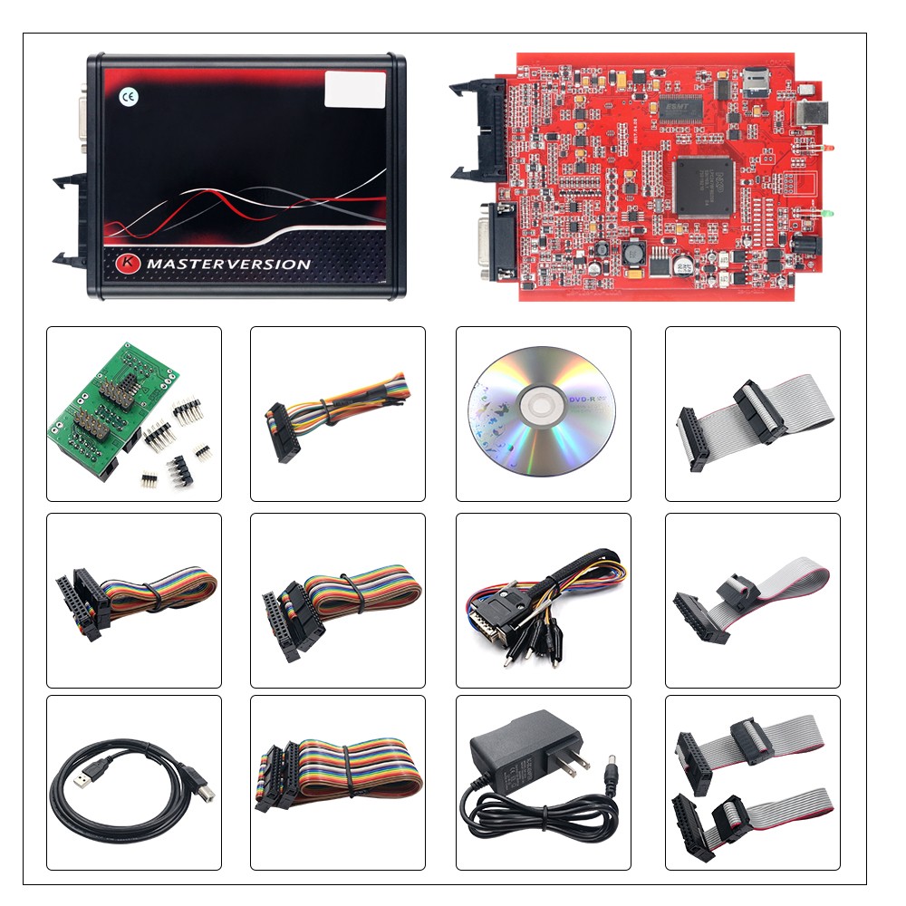 Unlimited 2.80 EU Red KTAG V7.020 4 LED 2.25 SW Online KESS V5.017 K-TAG 7.020 Master KESS 5.017 OBD2 Tuning ECU Programmer