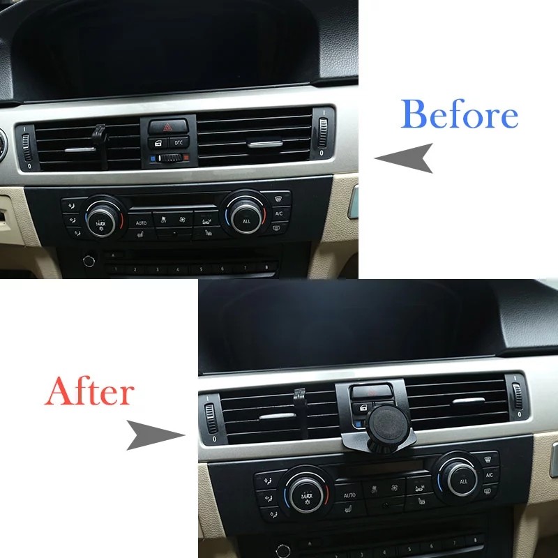 Magnetic Cell Phone Holder Accessories 2005 Degree Swivel Accessory For BMW 3 Series E90 E92 E93 2012-360