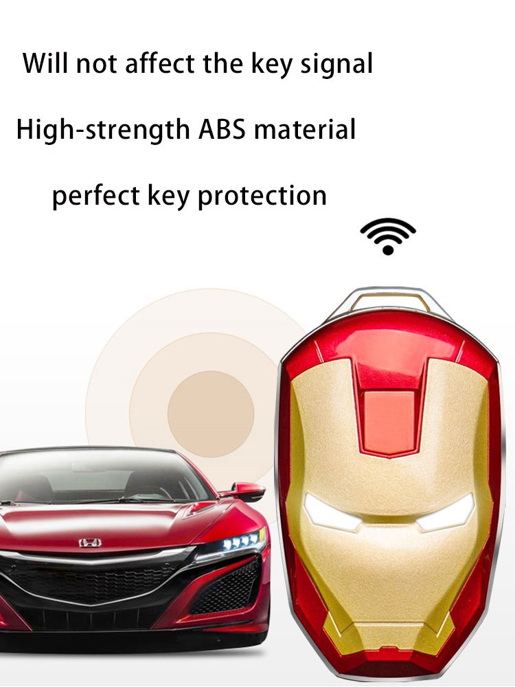 Suitable for Honda CR-V HR-V City Odyssey Accord Civic Iron Man Key Bag Modification Metal Key