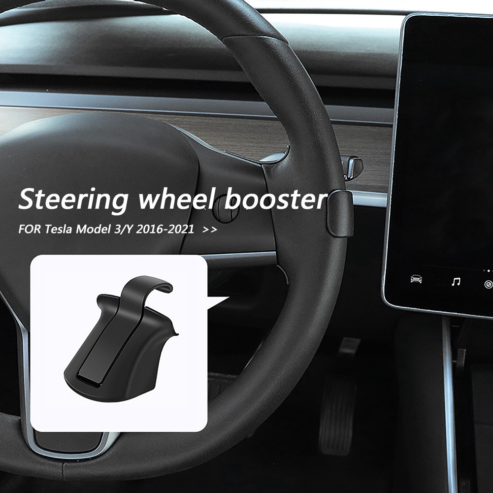 Steering Wheel Booster For Tesla Models 3 Y 2016-2021 Balancing Ring Autopilot FSD Automatic Assist Driving Accessories