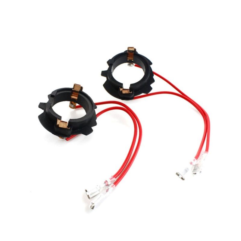 2pcs H7 LED Headlight Bulb Base Holder Retainer Headlamp Socket Adapter For Golf 5 MK5