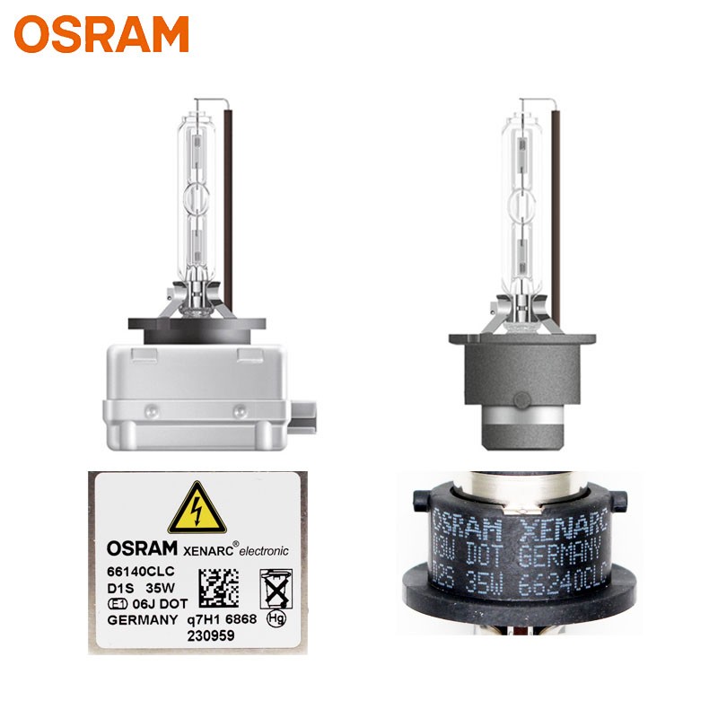 OSRAM D1S D3S D2S D4S Xenon Bulbs For Car Headlight Standard White Light Original HID 4200K 12V 35W (1pc)