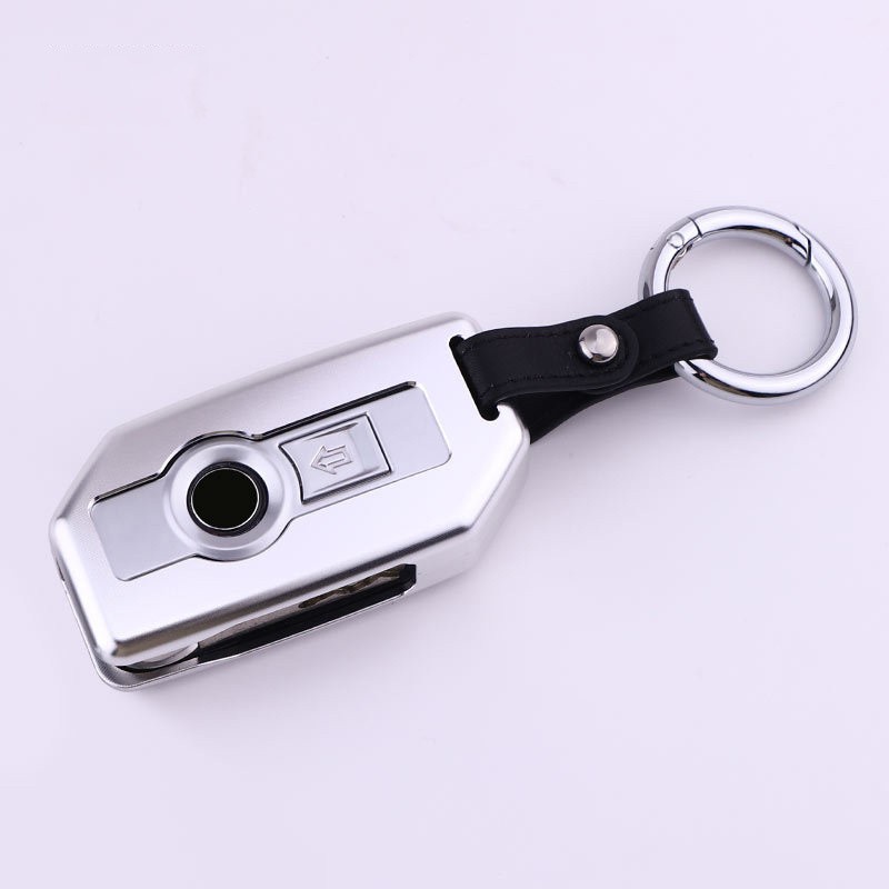 Motorcycle Remote Control Aluminum Alloy Leather Key Case Shell For BMW R1200GS R1250GS R1200RT K1600 gtl F850 750GS