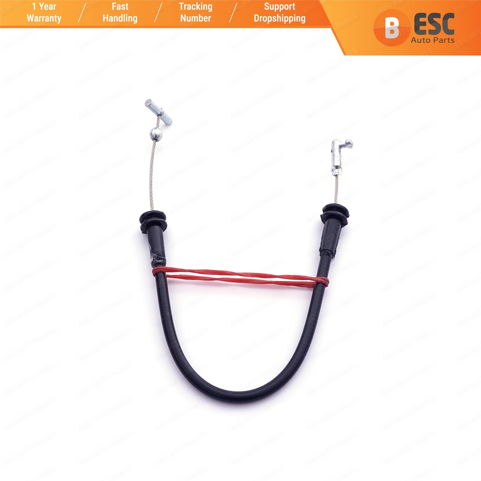 ESC EDP1039 Tailgate External Handle External Locking System External Release Latch Bowden Cable A4547330269 For Smart Forfour 454