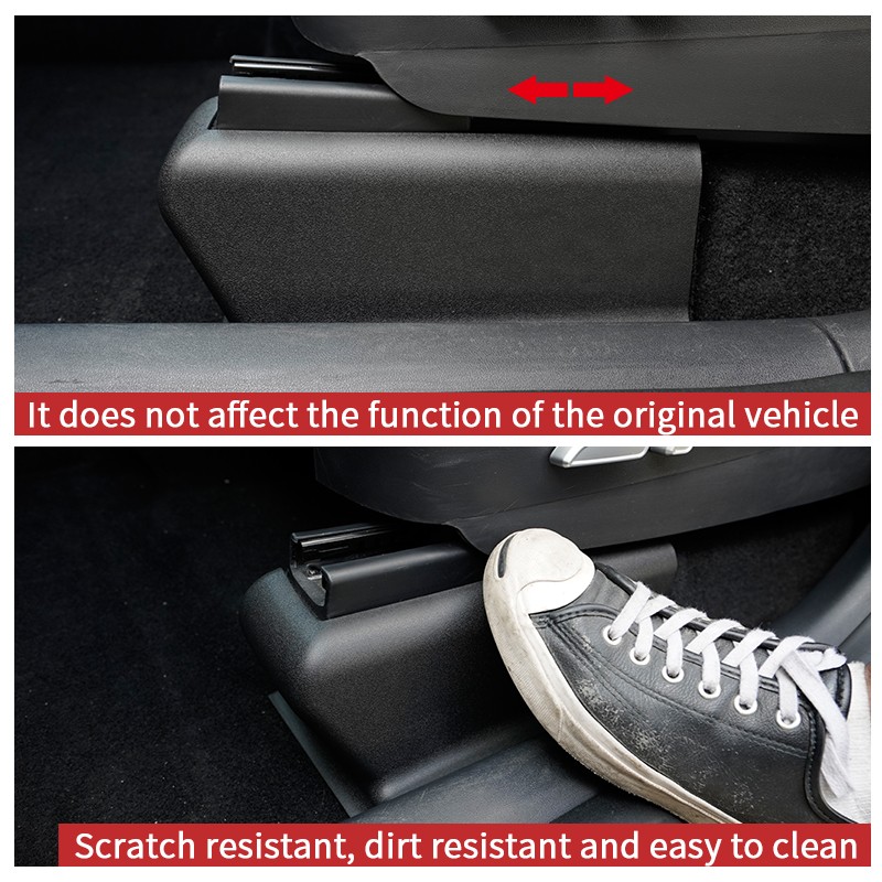 For Tesla ModelY Car Seat Protective Cover Seats Front Slide Rail Anti-scratch Protection Cover For Tesla ModelY Car Accessories