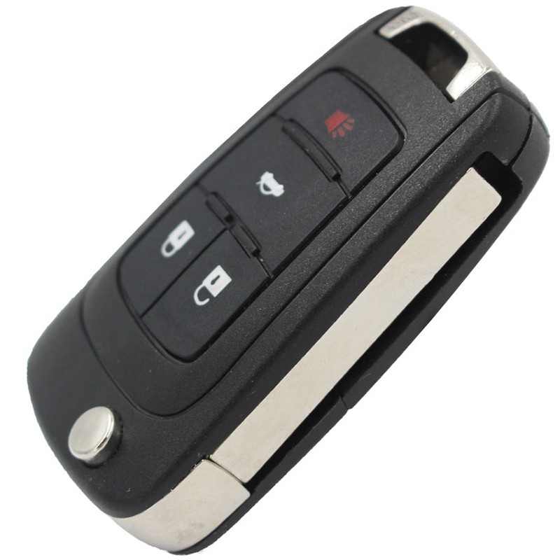 CN014007 Aftermarket For Chevrolet Cruze Equinox Camaro 2011-2014 With 4 Button Flip Remote Folding Key ID46 Chip 434MHz