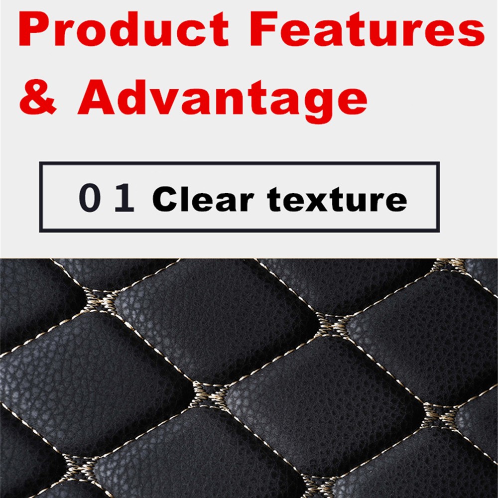 SJ 6 Colors Waterproof Car Trunk Mat Boot Tray Liner Rear Cargo Panel Fit For Infiniti QX30 2017-YEAR