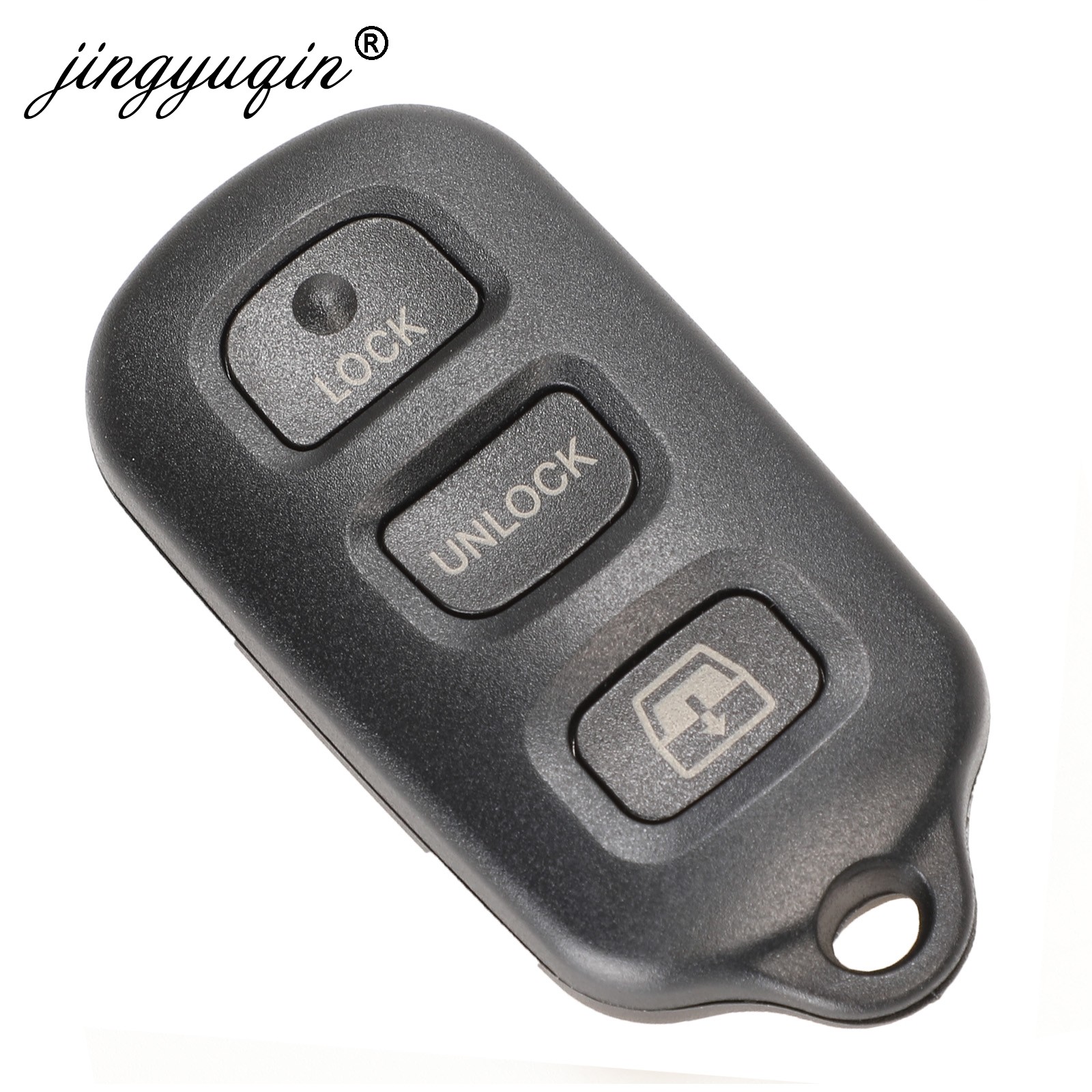 jingyuqin Remote Key Shell Fob 3 Panic Button For Toyota Sequoia 4Runner 4Runner 2003-2008 Keyless Replacement