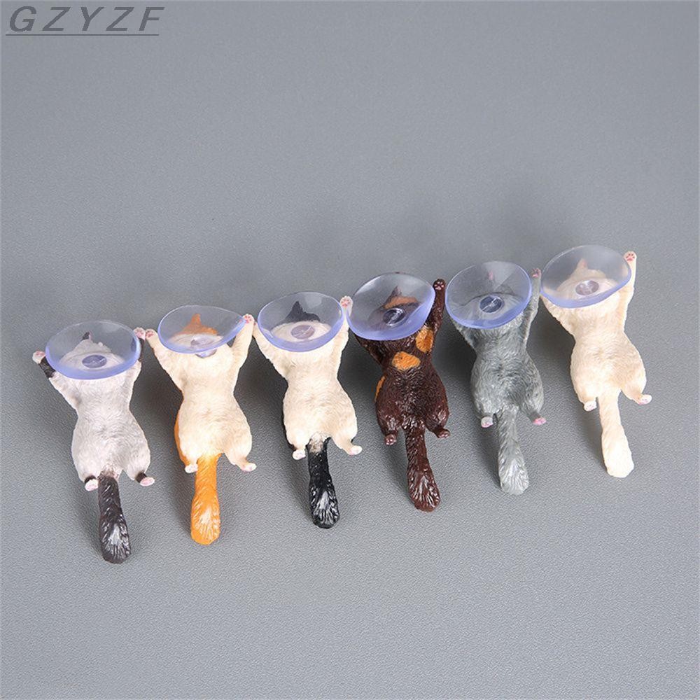 1pc Creative Cat Rescue Team Desktop Suction Cup Mobile Phone Struts Cartoon Car Phone Bracket Cute Phone Stents