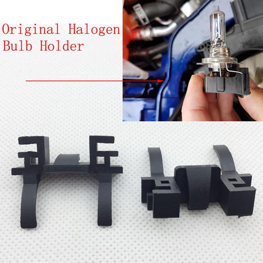 2pcs Car H7 LED Headlight Bulb Holder Base Adapter For Ford Focus Low Beam Headlamp Mount Land Rover Discovery Fiat 500