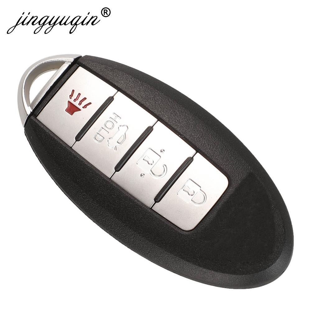 jingyuqin 3/4BTN Car Remote Key Shell For Nissan Cube Juke Versa Note X-trail Qashqai Sunny Juke Altima Tiida Murano Old Maxima