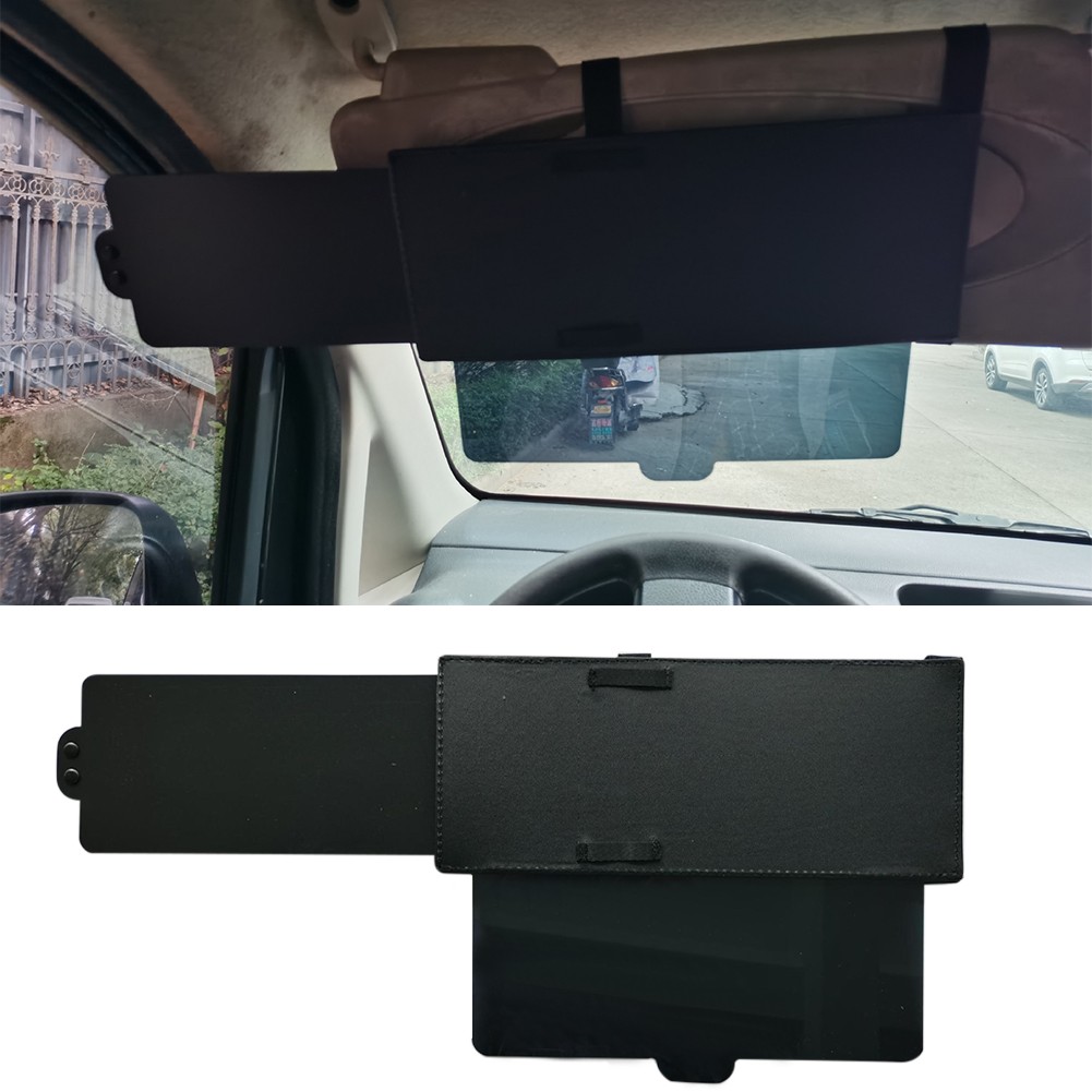 Multipurpose Easy Install Windshield Driving Car Sun Visor Windshield Sunshade Anti Glare Computer Exterior Accessory With Extender