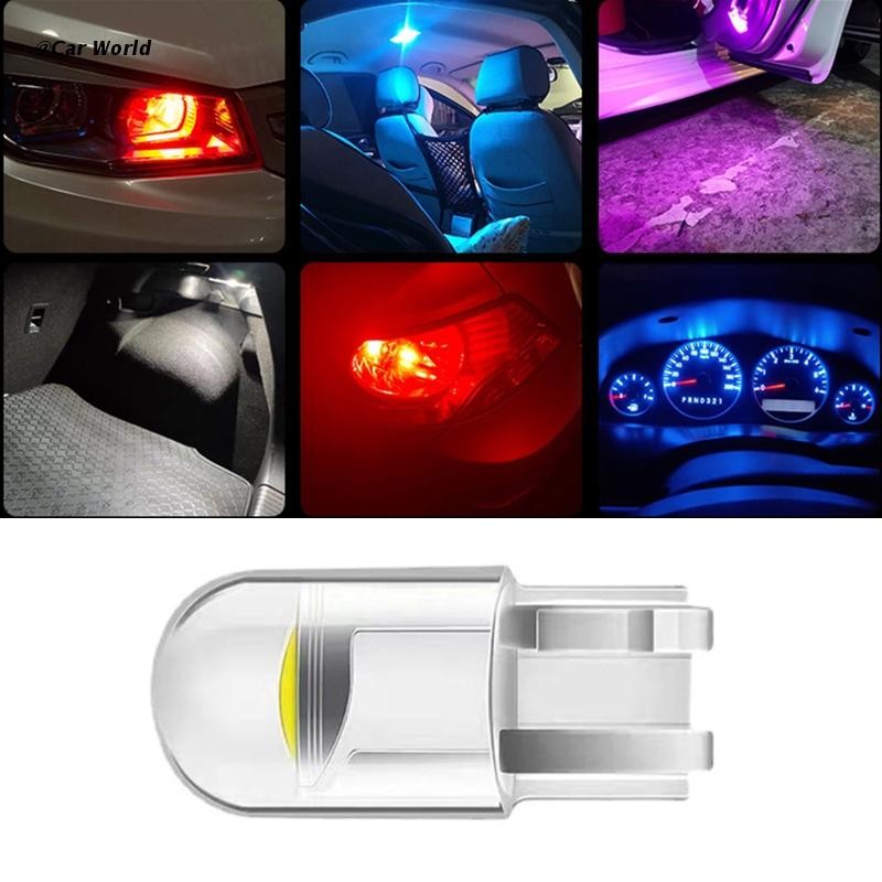 W5W T10 LED Halogen Lamp Car Map Dome Parking Wedge Light Signal Lamp DC 12V 10x