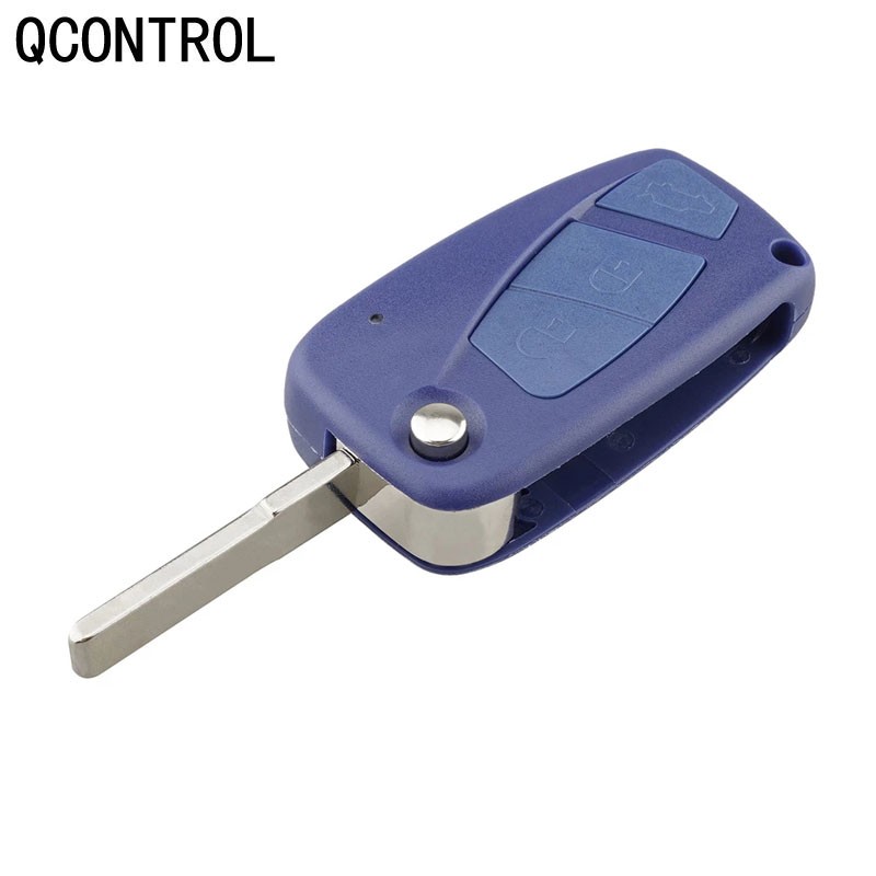 QCONTROL 2 BT ID46 Special Flip Remote Key For Fiat Panda 2003 2004 2005 2006 2007 2008 2009 2010 2011 2012 Replacement Genuine Key