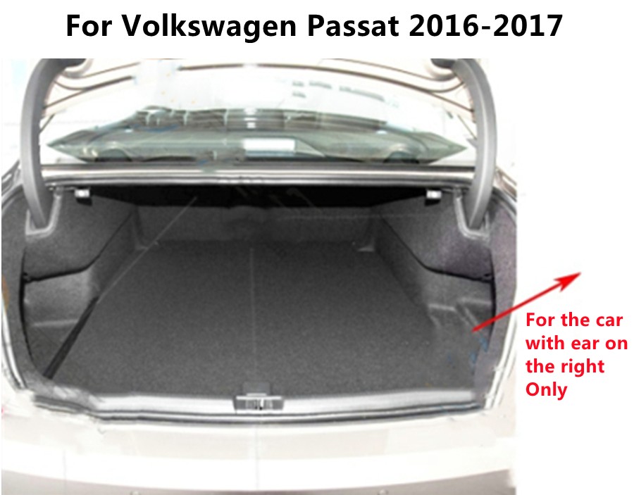 SJ 6 Colors Waterproof Car Trunk Mat Fit for Volkswagen VW Passat (2007-2008-09-10-11-12-13-14-15-16-17-18-19-20-21-2022 Year)