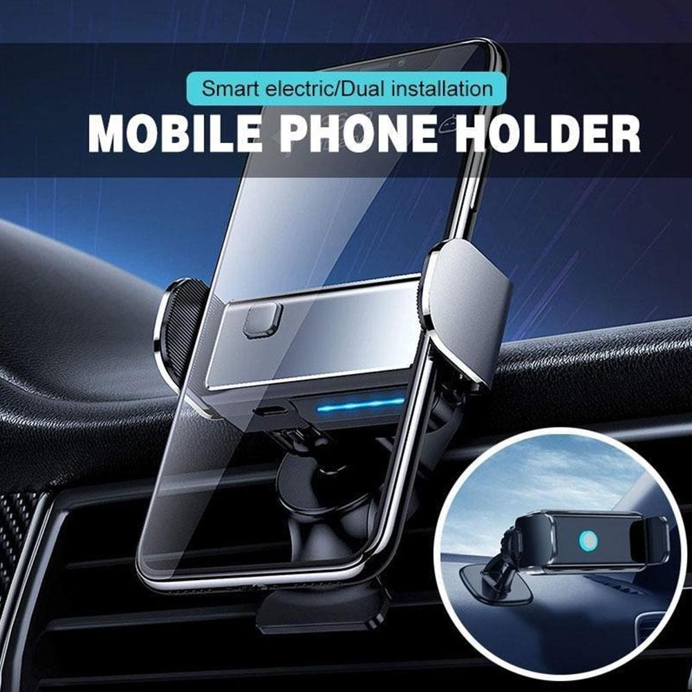 2022 All New Smart Phone Induction Bracket Holder Electric Bracket Car Air Outlet Dash Board Mobile Phone Navigation Bracket For Car