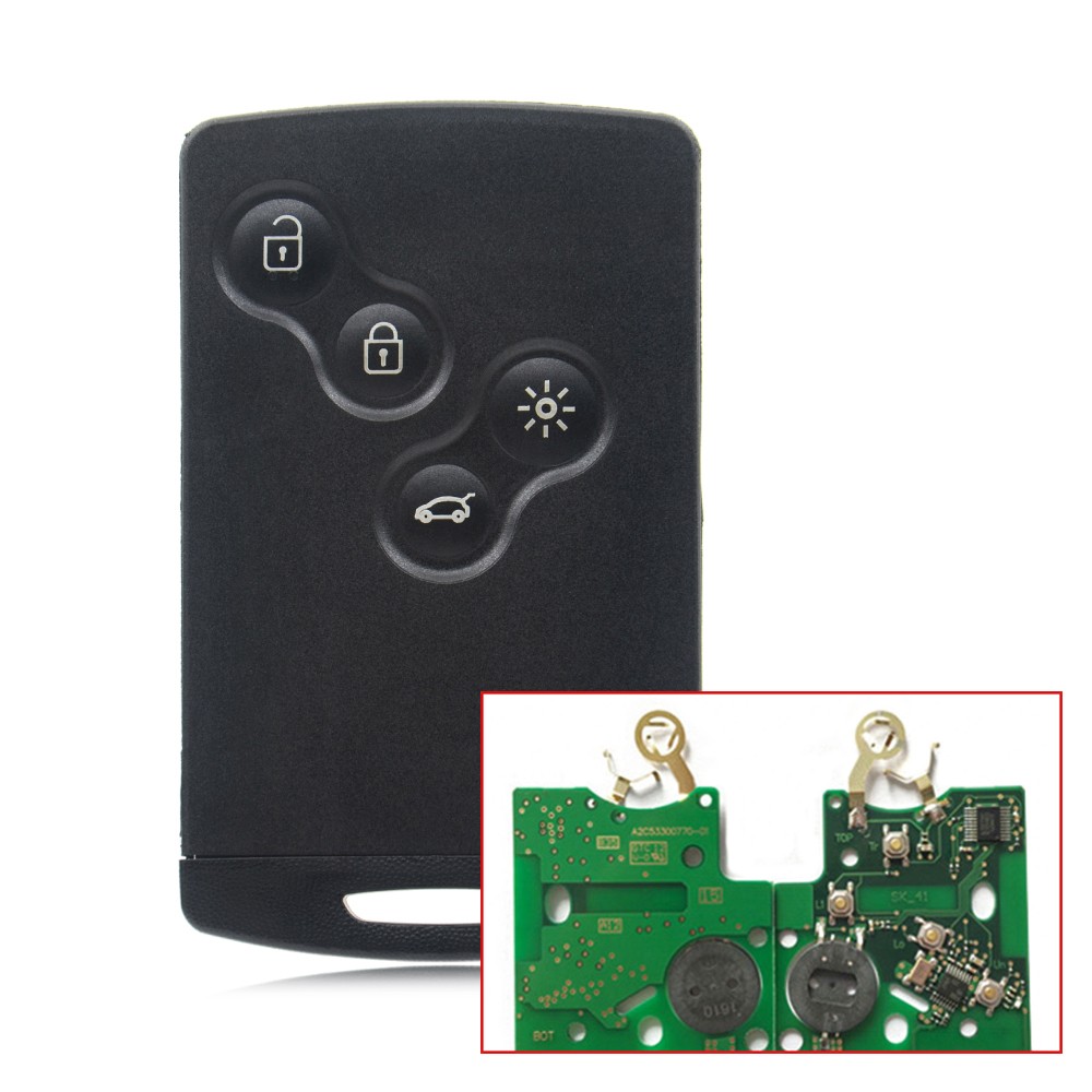 PCF 7941 NEW 4 BUTTON CARD (NOT SMART) WITH PCF7941 HIGH QUALITY