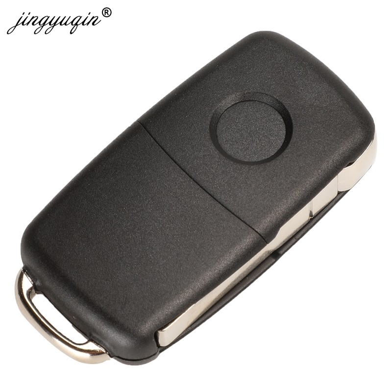 jingyuqin 10X For Volkswagen Polo Sedan Golf 6 Passat B6 Volkswagen Touran Bora 434MHz Flip Key ID48 Remote Control Car Key