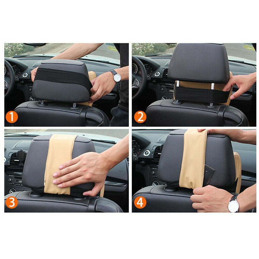 Car Headrest Neck Pillow Memory Foam Headrest Comfortable Car Pillow Lumbar Support Auto Interior Part Four Seasons General