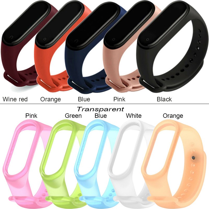 For Xiaomi Mi Band 4 3 Strap Replacement Wrist Straps Bracelets Silicone Watch Band For Xiaomi Mi Band Wristband Strap