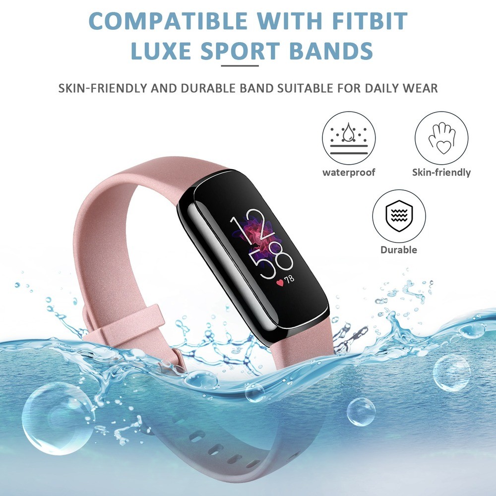 4 قطعة/الوحدة حزام ساعة ل Fitbit لوكس الفرقة لينة الذكية ساعة معصمه حزام الساعات استبدال الفرقة ل Fitbit لوكس حزام الملحقات