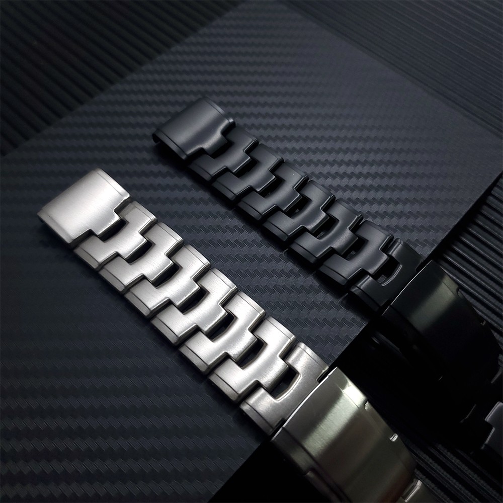 QuickFit 26mm 22mm Metal Titanium Steel Watch Band for Garmin Fenix ​​7X 7 Solar 6x Pro/EPIX/Descent Mk2i Strap Bracelet Watchband