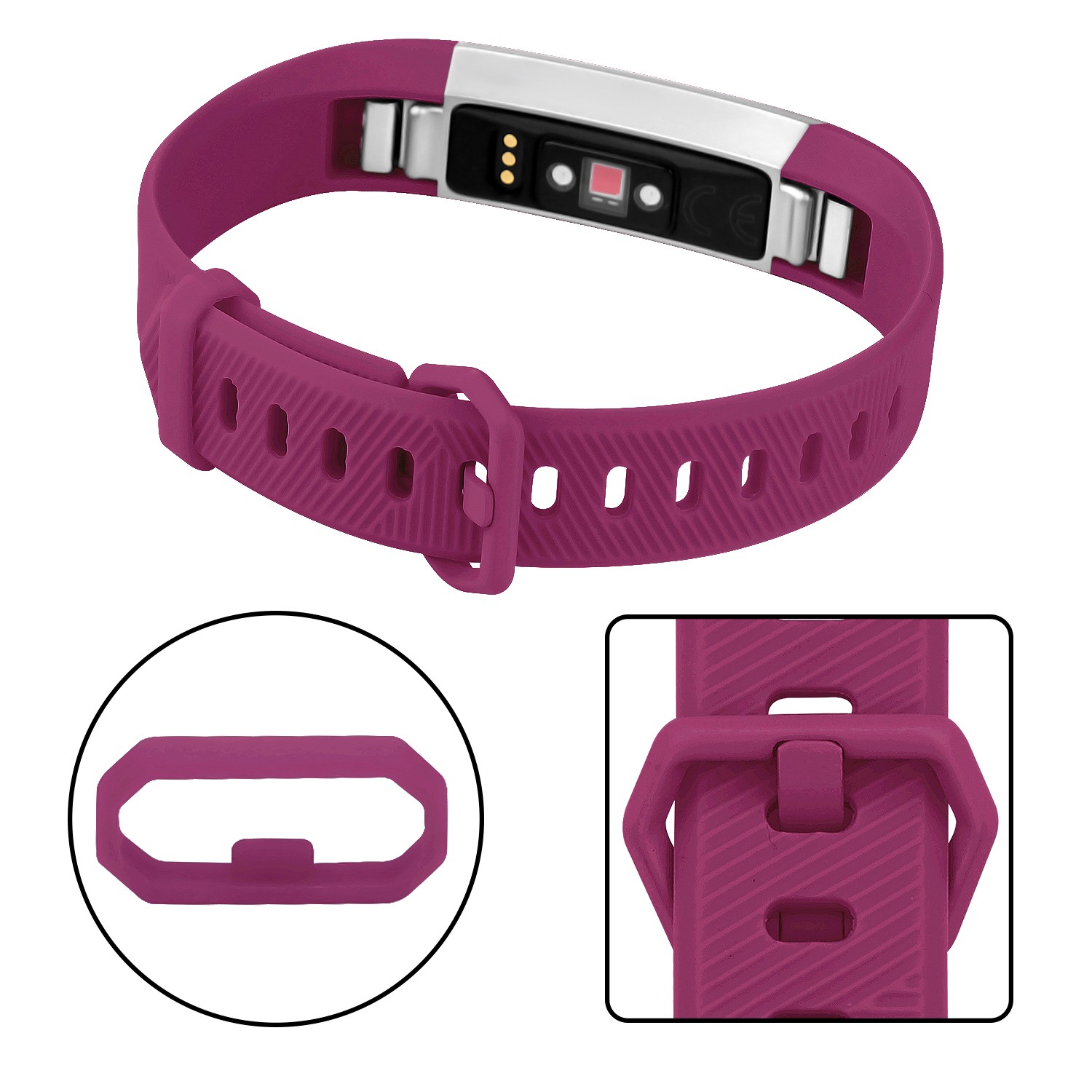 8pcs/6pcs/3pcs Soft Silicone Adjustable Band For Fitbit Alta HR Band Wristband Strap Bracelet For Fibit Alta Watchband