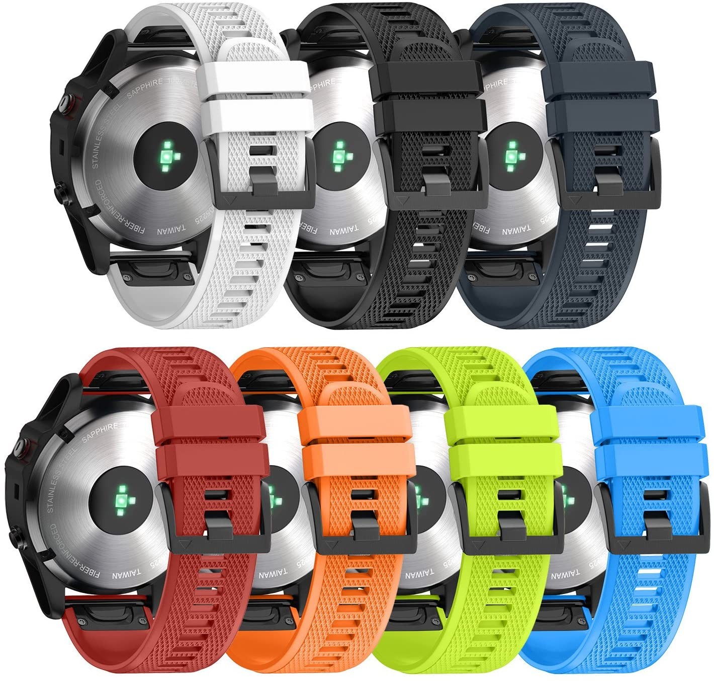 Original Silicone Band For /Fenix ​​6X /Fenix ​​6X Pro /Fenix ​​5X /Fenix ​​5X Plus Easy Fit 26mm Soft Silicone Strap Garmin Fenix ​​5X 26mm