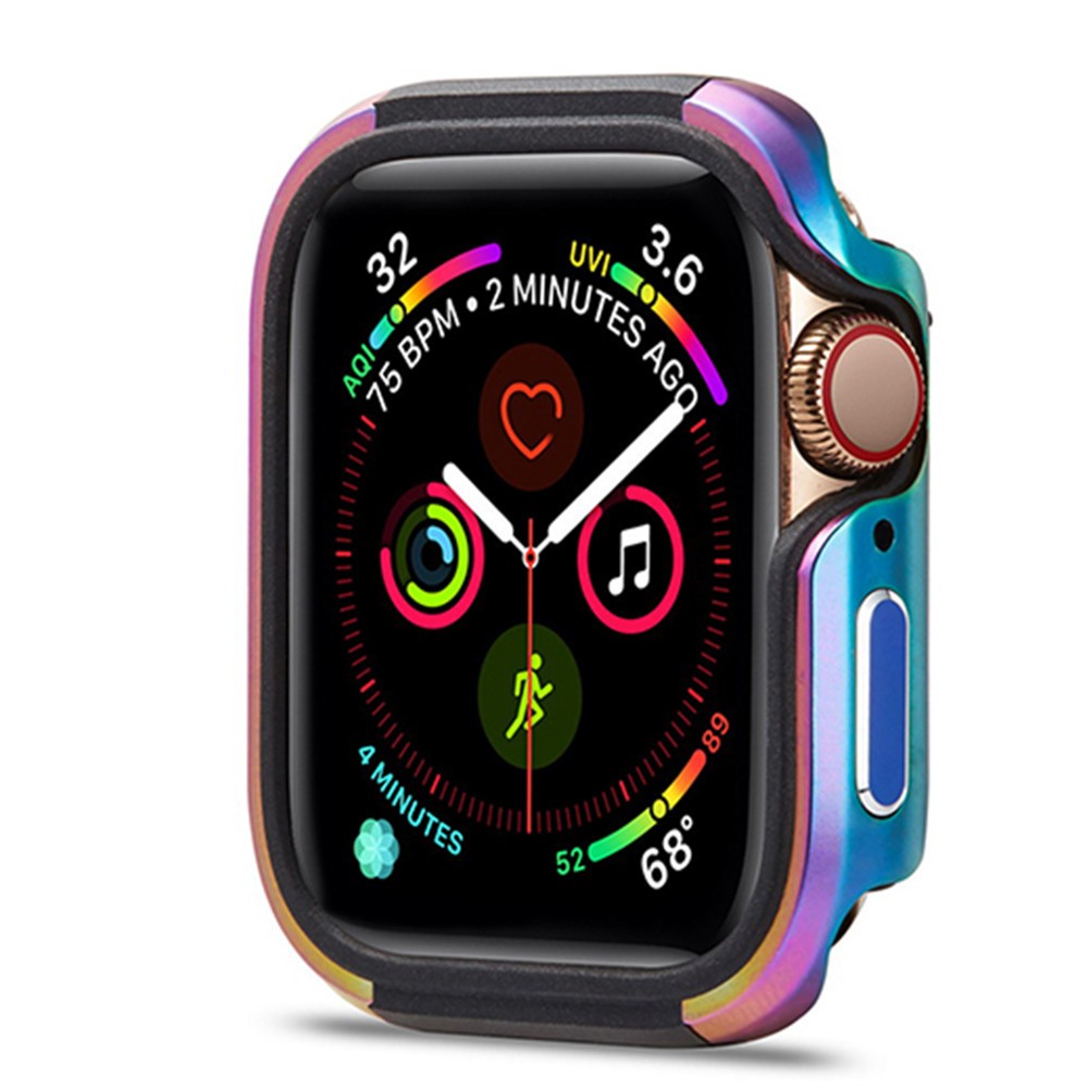 Cover for Apple Watch Case 44mm 40mm TPU+Aluminum Alloy Ultra-thin Full Protector Accessories iwatch Series SE 6 5 4 7 45mm 41mm