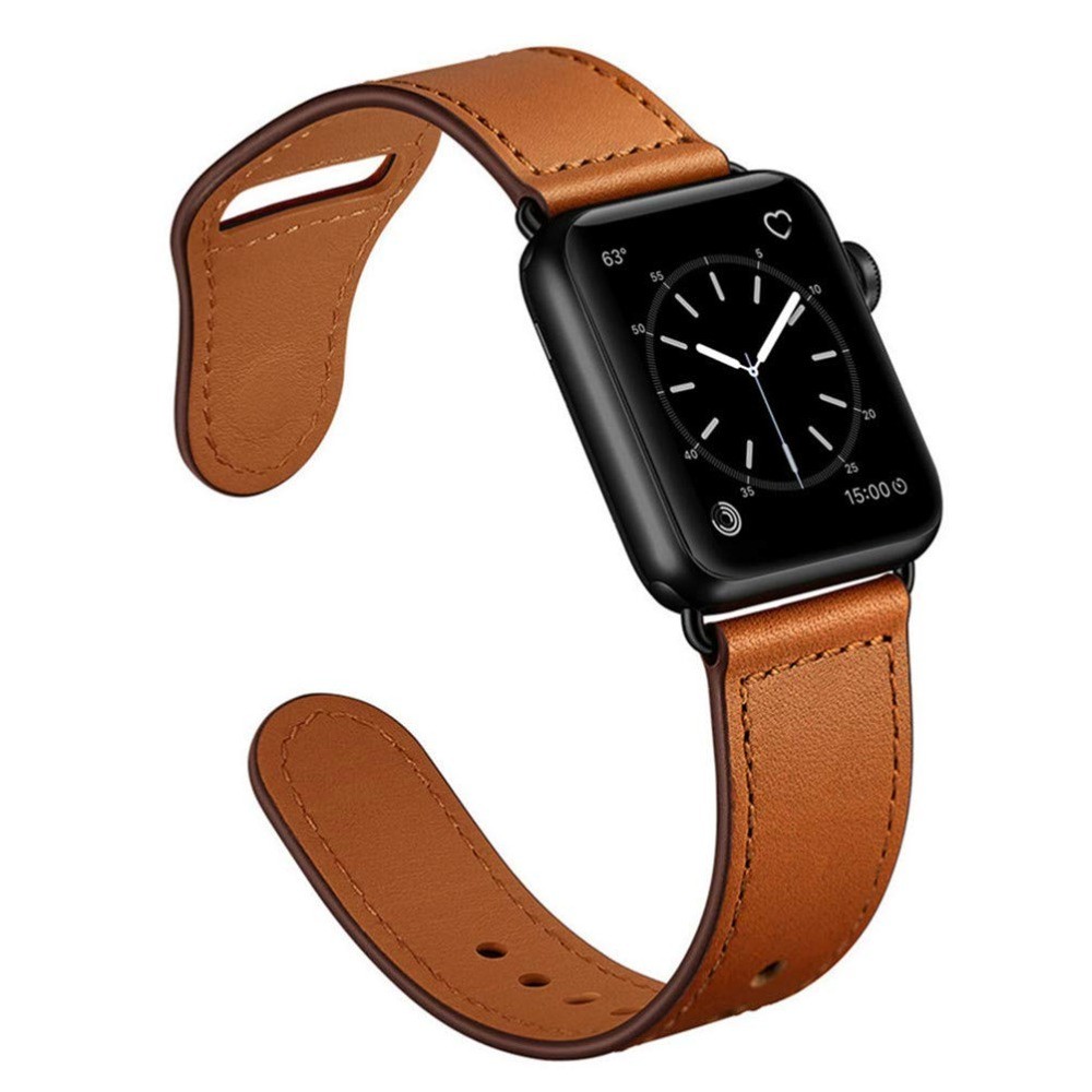 leather strap for apple watch band 44mm/40mm 42mm/38mm pulseira watchband smart watch strap iwatch bracelet apple watch 5 4 3 se 6