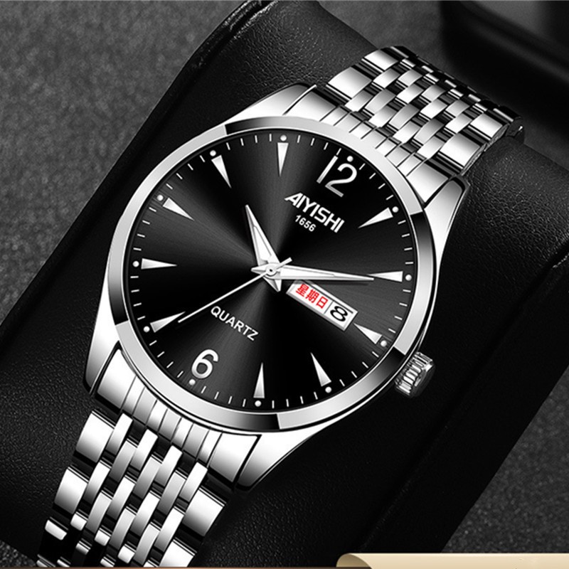 Luxury Mens Watches Business Waterproof Quartz Wrist Watch Stainless Steel Dial Casual Sports Clock Male Clock Relogio Masculino