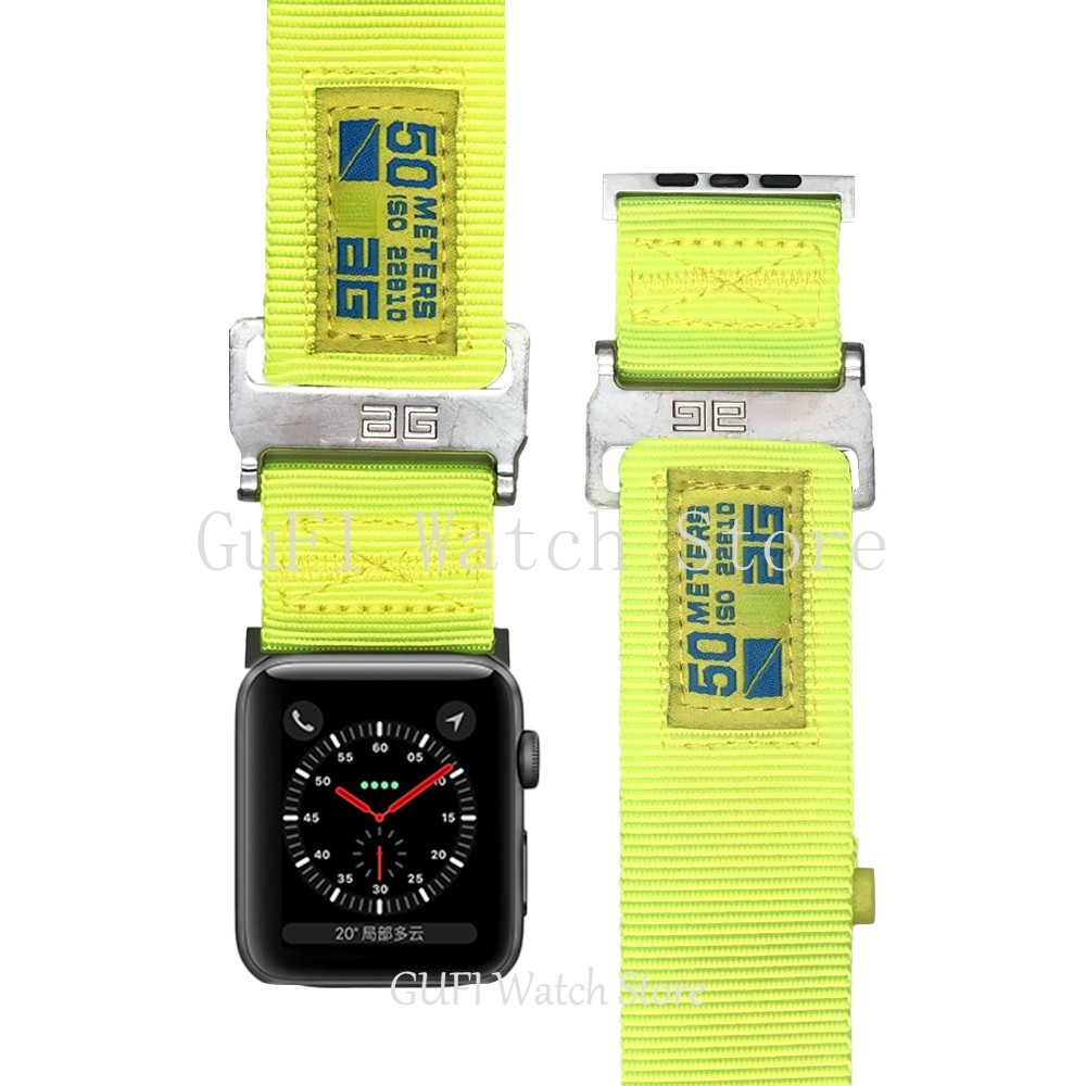 watch strap for apple watch 7/6/5/4/3/2/1/SE 42 44mm 41 45mm fashion straps for iwatch 38mm 40mm nylon sport watch strap bracelet