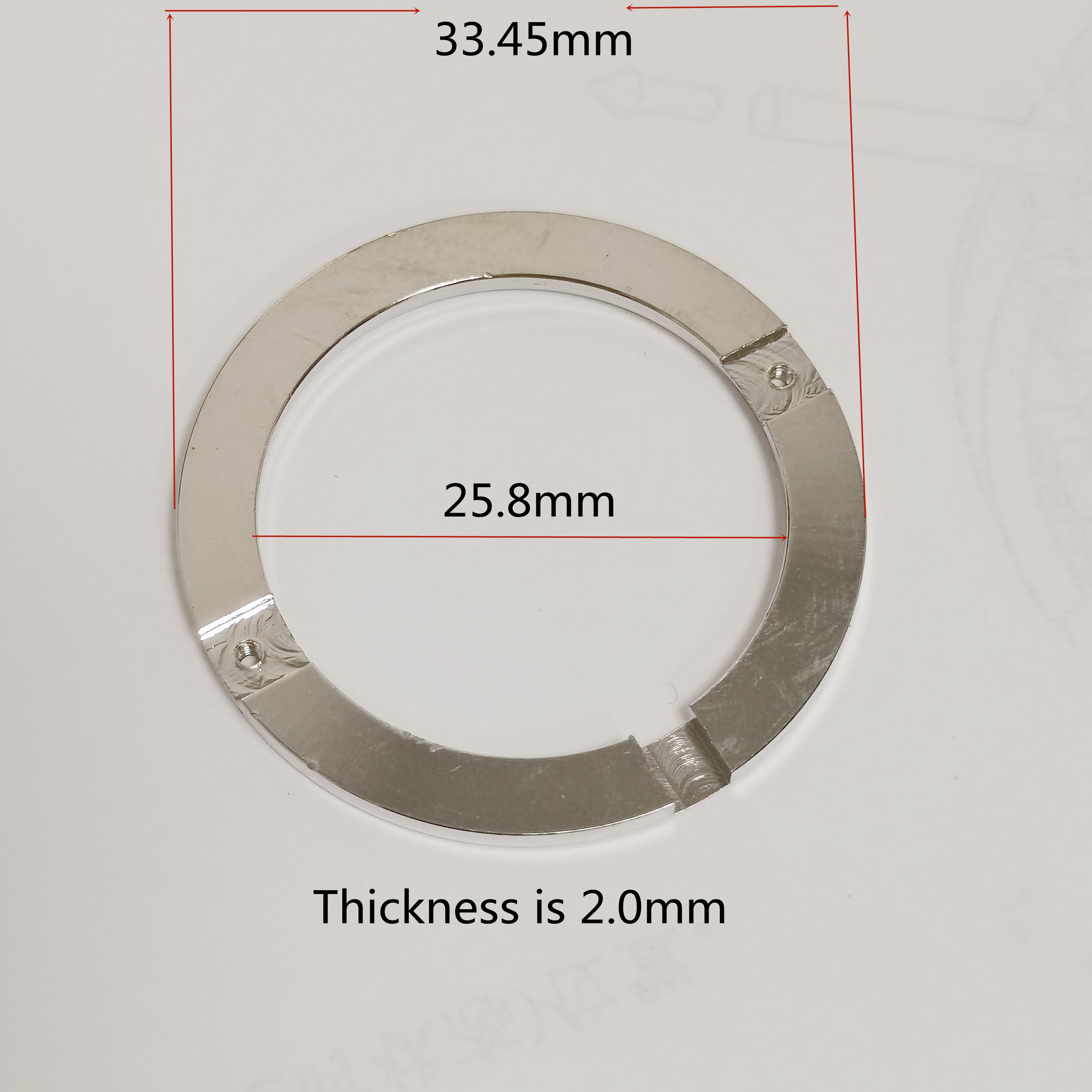 Free Shipping Metal Ring Fit Selection ETA 2836/2824/2892 Miyota 8215/8200 Mingzhu3804 2813 Automatic Movement