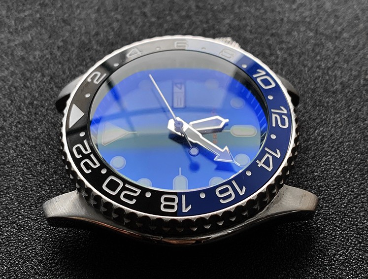 31.5mm SKX007 Replacement Double Domed Sapphire/Mineral Glass with Crystal Clock Steps